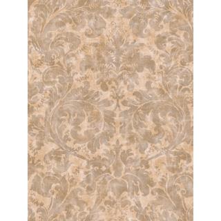 Seabrook Designs WC51306 Willow Creek Acrylic Coated Damasks Wallpaper